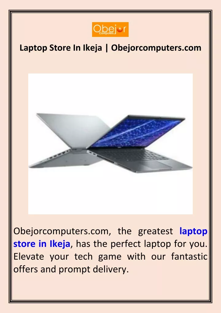 laptop store in ikeja obejorcomputers com