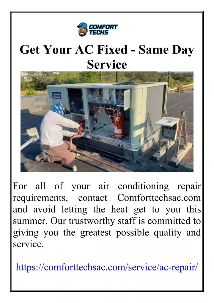 get your ac fixed same day service