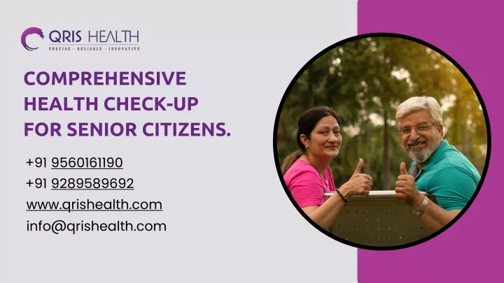 comprehensive health check up for senior citizens