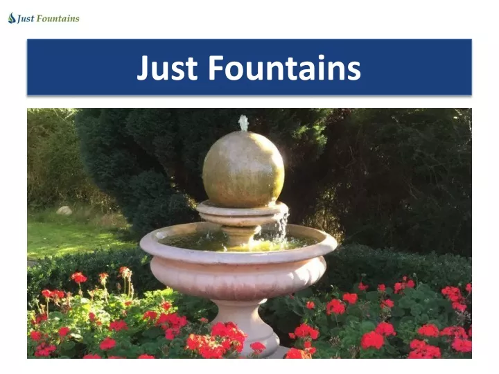 just fountains