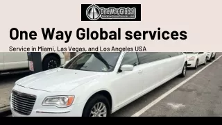 One Way Global services- A well-Researched Luxury on Wheels