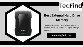 Best External Hard Drive Memory