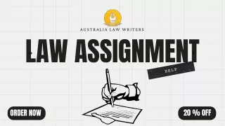 Law Assignment Help adds well structure and easy to understand