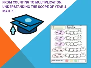 From Counting to Multiplication Understanding the Scope of Year 1 Maths