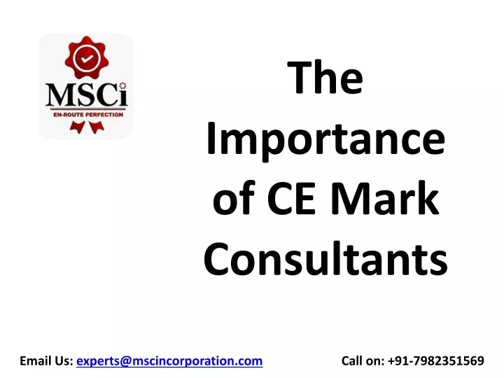 the importance of ce mark consultants