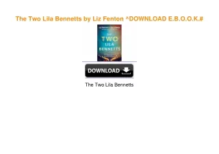 The Two Lila Bennetts by Liz Fenton [KINDLE EBOOK EPUB]