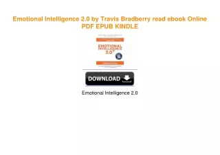 Emotional Intelligence 2.0 by Travis Bradberry [PDF,EPuB,AudioBook,Ebook]