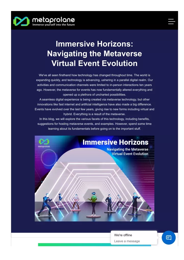 immersive horizons immersive horizons navigating