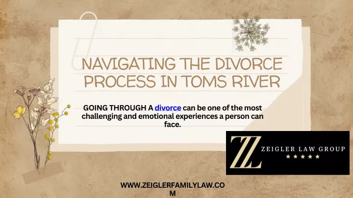 navigating the divorce process in toms river