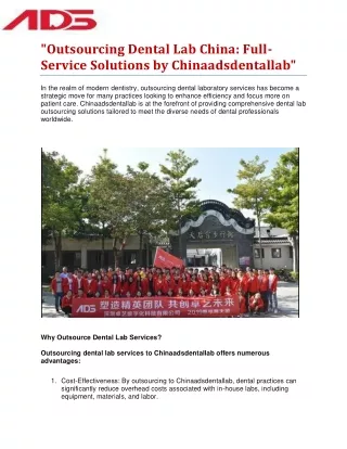 Outsourcing-Dental-Lab-China-Full-Service-Solutions