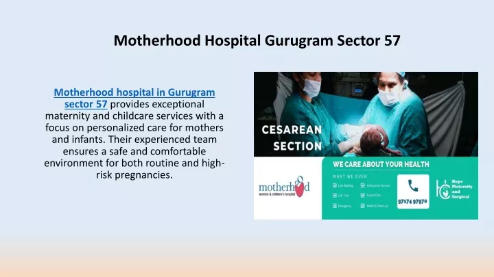 motherhood hospital gurugram sector 57