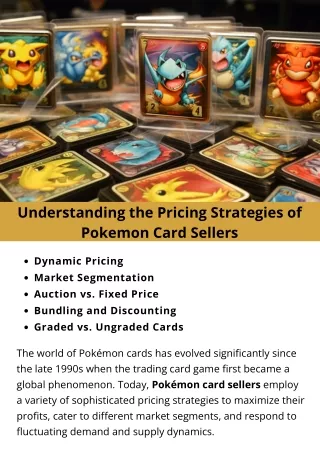 Understanding the Pricing Strategies of Pokemon Card Sellers