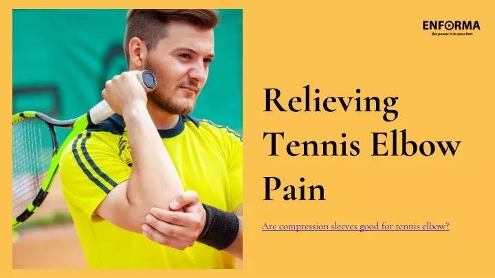 relieving tennis elbow pain