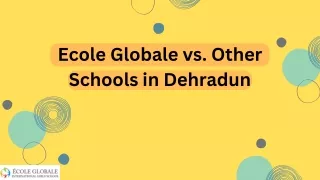 Ecole Globale vs. Other Schools in Dehradun Who Leads in Extracurricular Development