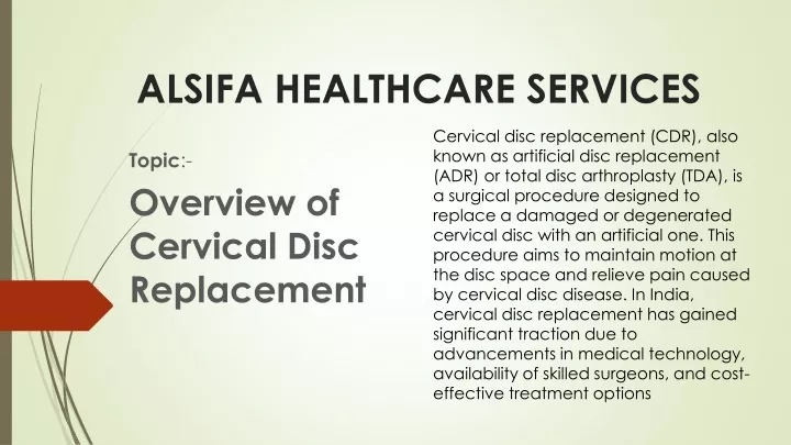 alsifa healthcare services