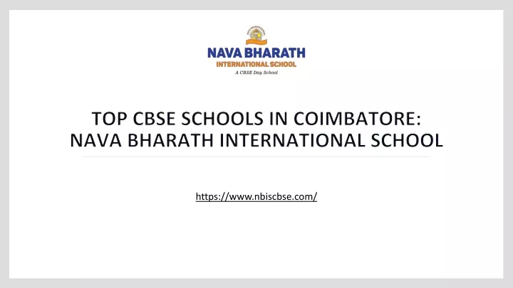 top cbse schools in coimbatore nava bharath international school