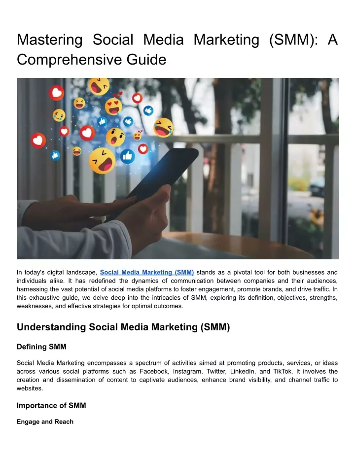 mastering social media marketing