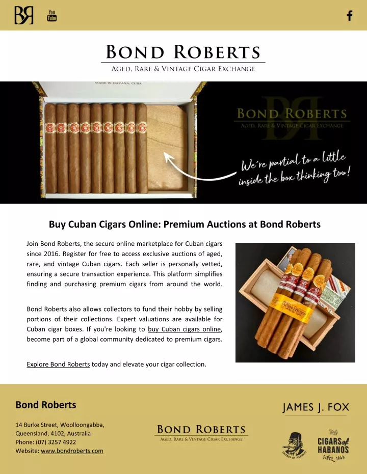 buy cuban cigars online premium auctions at bond