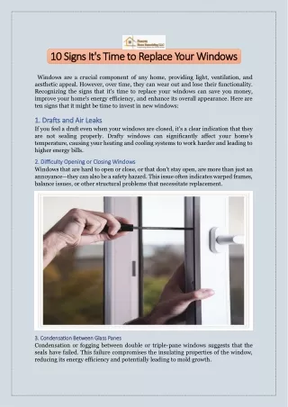 10 signs it s time to replace your windows