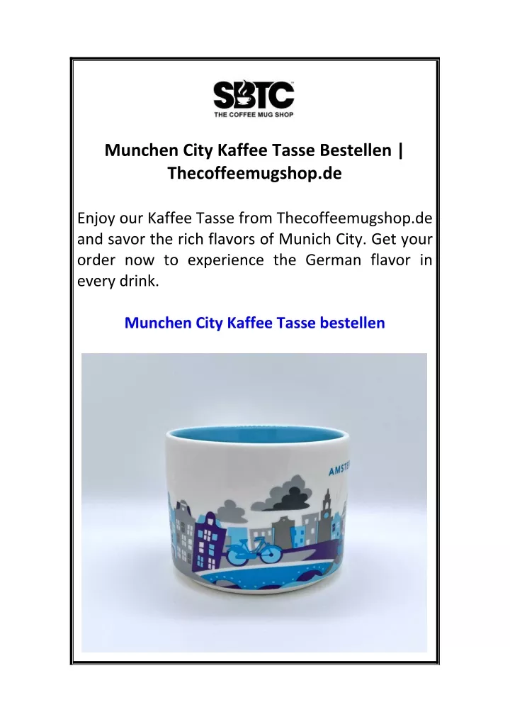 munchen city kaffee tasse bestellen