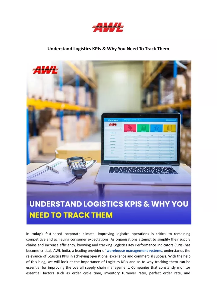 understand logistics kpis why you need to track