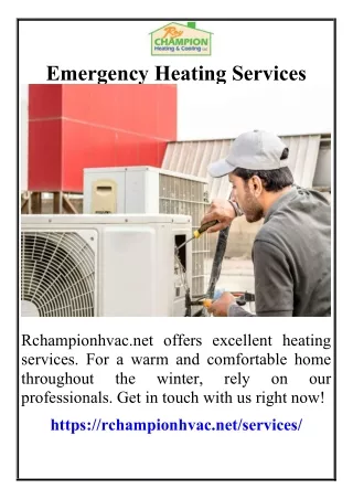 Emergency Heating Services