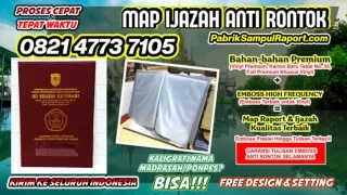 0821-4773-7105 Cover Raport Kurikulum Merdeka Map Ijazah di Bone Bolango