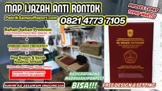 0821-4773-7105 Map Raport Paud Sampul Ijazah di Bolaang Mongondow