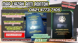 0821-4773-7105 Harga Map Raport Sampul Ijazah di Dairi