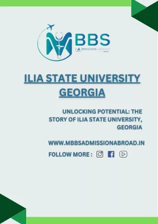 ILIA State University Georgia