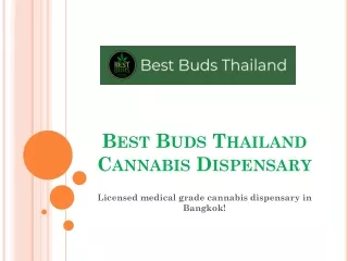 Best Buds Thailand Cannabis Dispensary