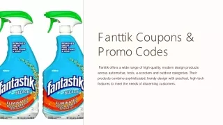 Fanttik Coupons & Promo Code | Elevate Your Drive with Precision Tool