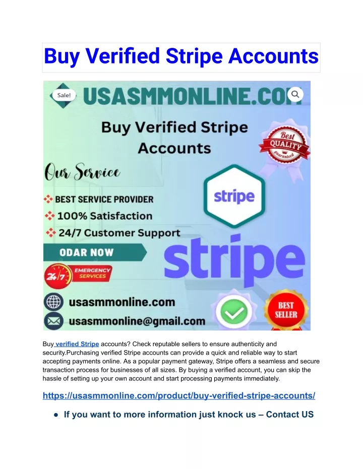 buy verified stripe accounts