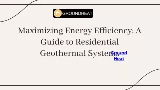 Harness the Power of Geothermal Energy Services for Sustainable Energy Solutions