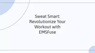 Emsfuse.com ! Stay Fit and Dry with EMSfuse: The Best Sweat-Free Workout Device