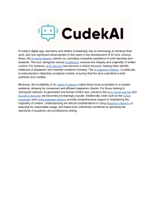 Cudek AI