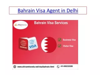 Bahrain Visa Fees for Indian