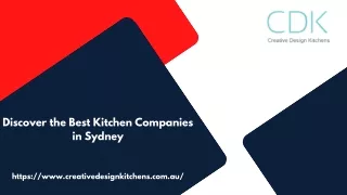 Discover the Best Kitchen Companies in Sydney