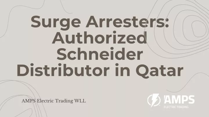 surge arresters authorized schneider distributor