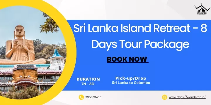 sri lanka island retreat 8 days tour package book