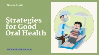 Strategies for Good Oral Health