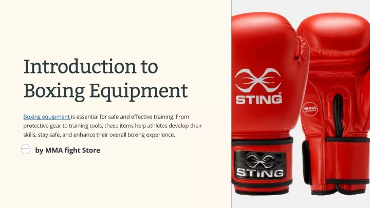 introduction to boxing equipment