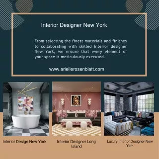 Interior Designer New York