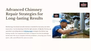 Advanced Chimney Repair Strategies for Long-lasting Results