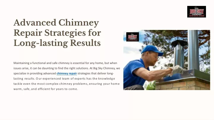 advanced chimney repair strategies for long