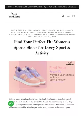 Best Women's Sports Shoes for Every Sport & Activity