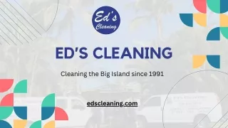 ED'S Cleaning  ppt