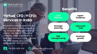 Virtual CFO (VCFO)  Online CFO Services in India StartupFino