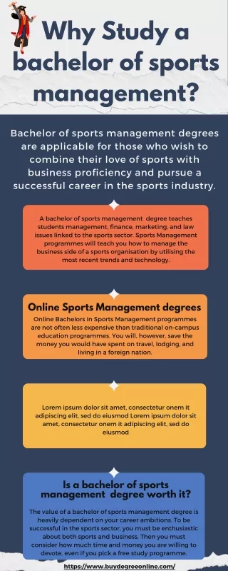 Why Study a bachelor of sports management?