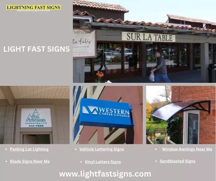 light fast signs